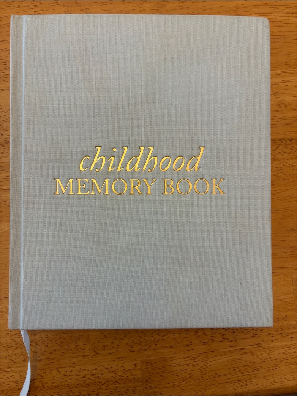 Sky Blue Baby Book